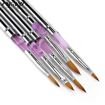 

ANGNYA Nail Brush Pen Manicure Nail Liner Tools Crystal Acrylic Nail Art Brushes Dotting Drawing UV Gel Painting Line Brush A138