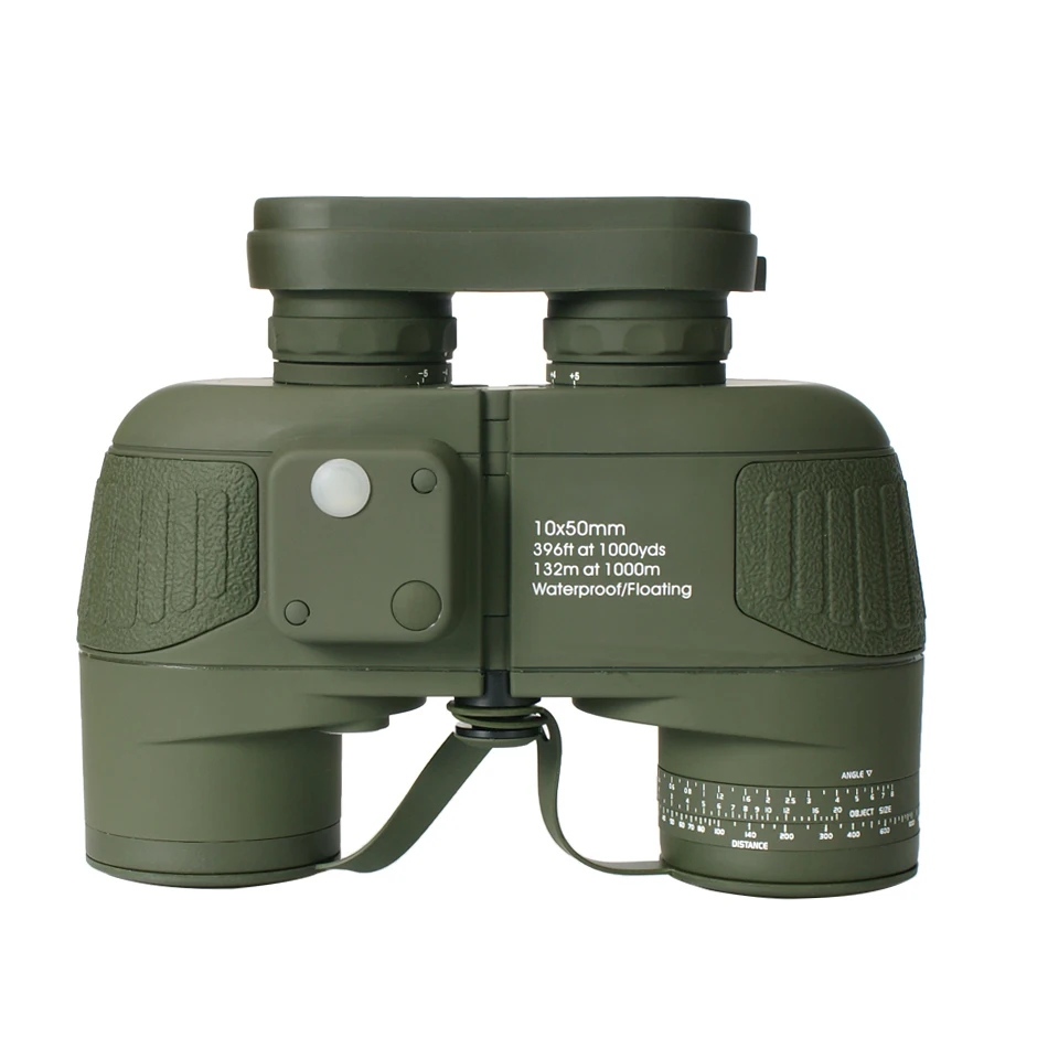 

military waterproof / floating 10X50 binoculars with compass, rangefinder
