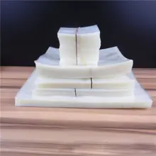 AU 100 шт сглаженные пищевые пакеты вакуумный упаковщик пакеты для пищевых продуктов машины