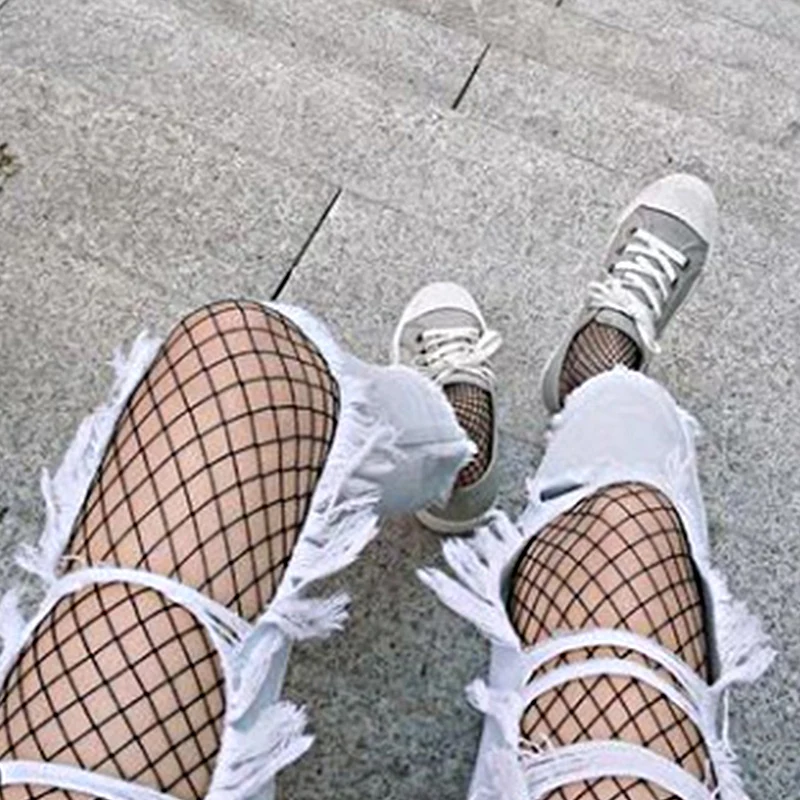 Сексуальные сетчатые колготки для женщин 1 шт. в сеточку узоров эластичные