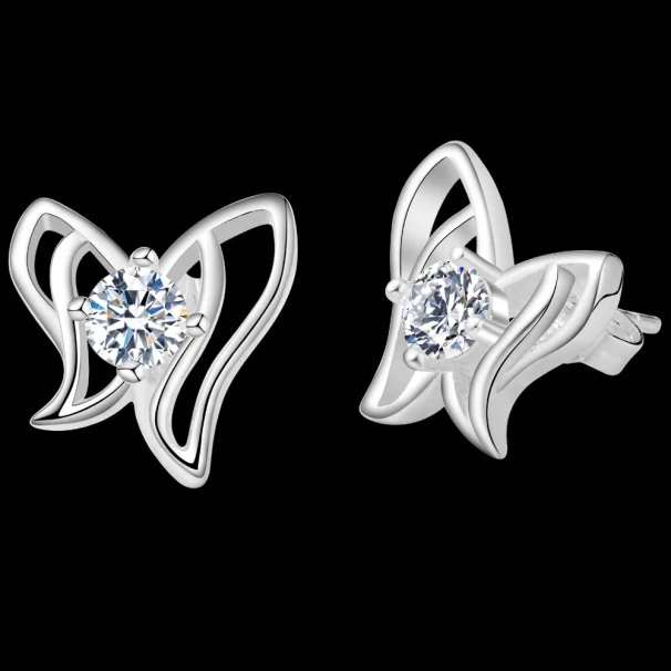 2017 Designer Elegent Party Earrings Australian Crystals Women 925 2017 Designer Elegent Party Earrings Australian Crystals Women 925 Silver Stud Fashion Erfly