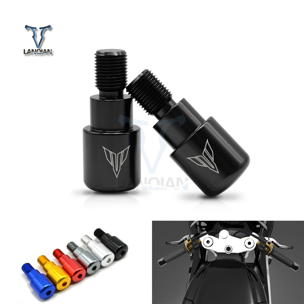 CNC motorcycle hand bar ends For Yamaha MT-09 2014 2015 Yamaha XJ6 10-13  MT-FZ10 7/8