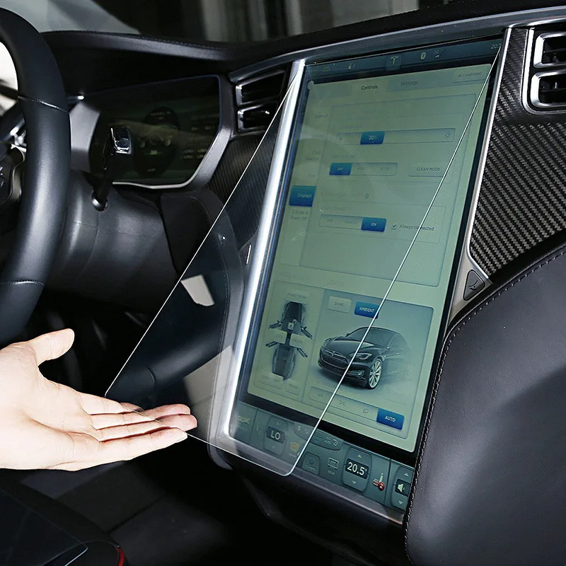 

For Tesla Model S X Central control navigation touch screen GPS screen Protector 17 inch protective films