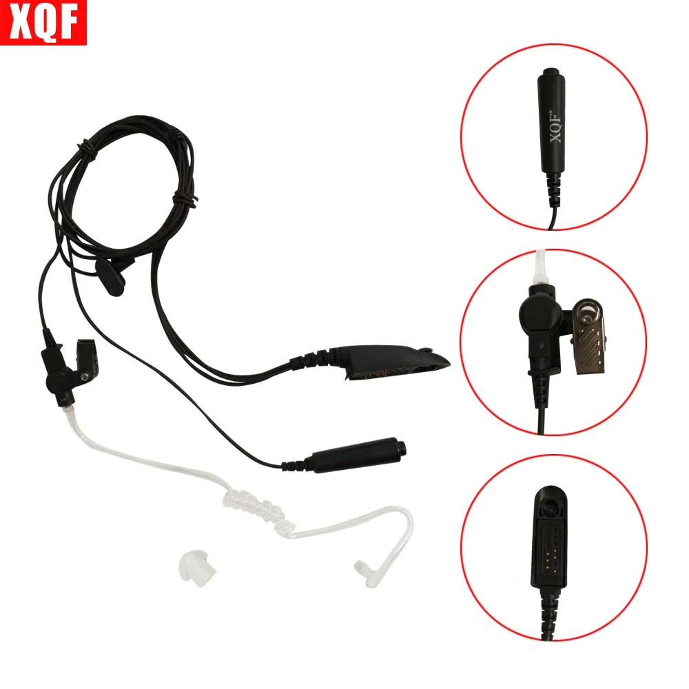 Fone de Ouvido Ptt para Motorola Tubo Acústico Gp328 Gp338 Gp340 Gp380 Rádio Walkie Talkie Xqf 10 Pçs ar 1 Cheap Walkie-talkie