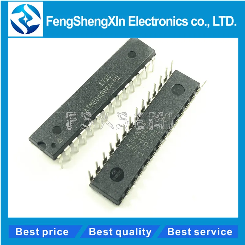 ATMEGA88PA-PU ATMEGA88 DIP-28 8-bit Mikrocontroller mit 8 K Bytes In-System Programmable Flash ATMEGA88PA-PU ATMEGA88 DIP-28 8-bit Mikrocontroller mit 8 K Bytes In-System Programmable Flash