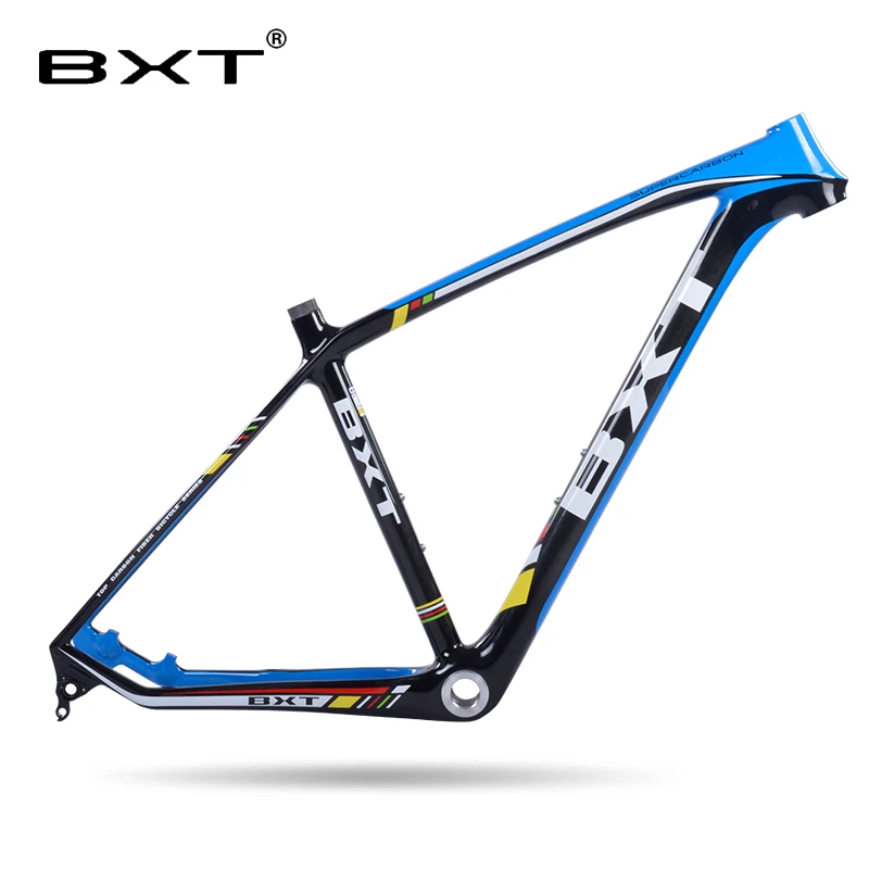 Cheap BXT t800 carbon mtb frame full suspension 29er  suspension carbon fiber mountain bike 29 15.5 17.5 19 20.5 inch in Bicycle Frame 4