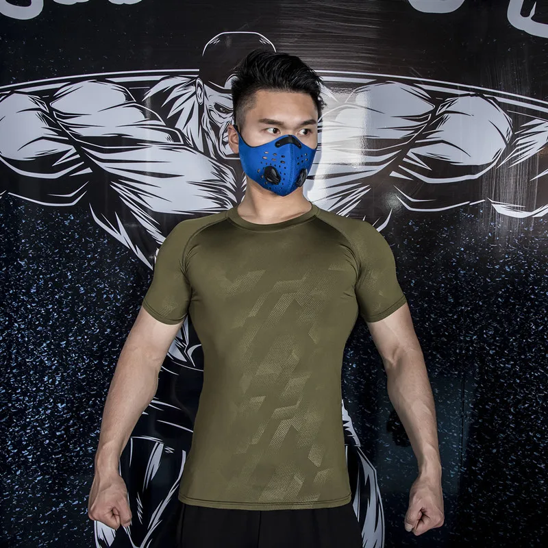 

Streetwea brand men's T-shirt 2019 fast dry solid color men's casual T-shirt jogger fitness fashion men's clothing