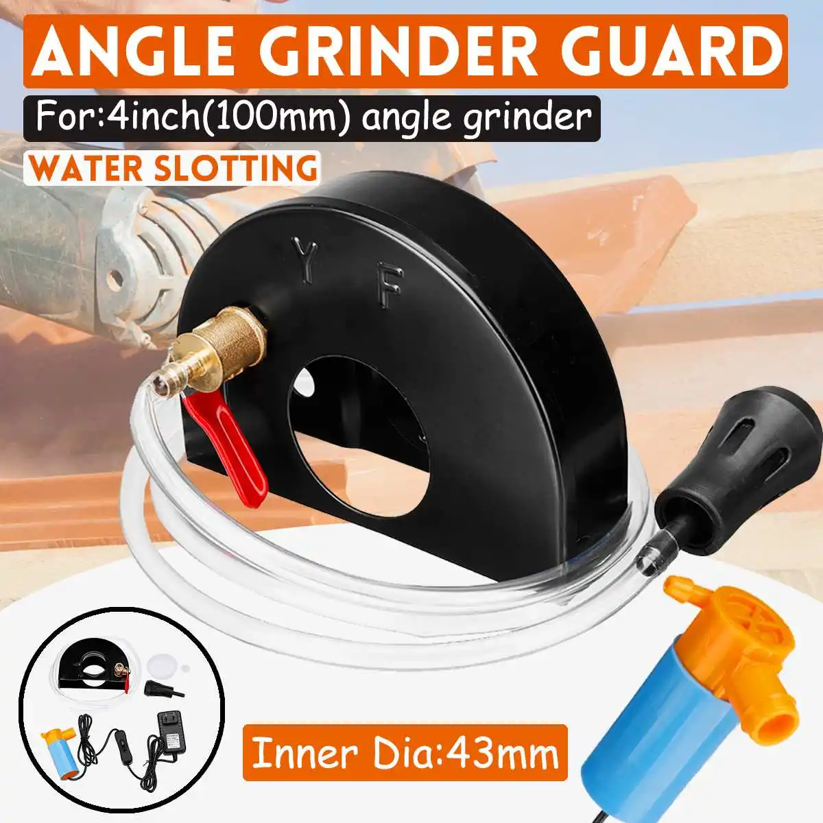 

120mm Inner Diameter 43mm Angle Grinder Guard Metal Wheel Cutting Machine Safety Protection Cover For 4inch(100mm) Angle Grinder