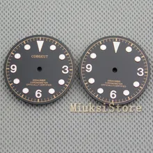 Corguet 30,5 мм черный комплект сталь часы циферблаты Fit Miyota 8205/8215, Mingzhu DG2813/3804 eta 2836/2824 мужские часы лица