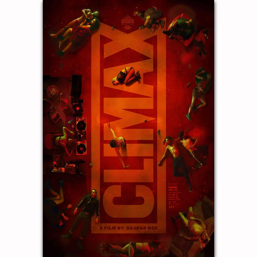 

FX2132 Hot Climax Movie Gaspar Noe Sofia Boutella Film Poster Art Silk Light Canvas Home Room Wall Printing Decor