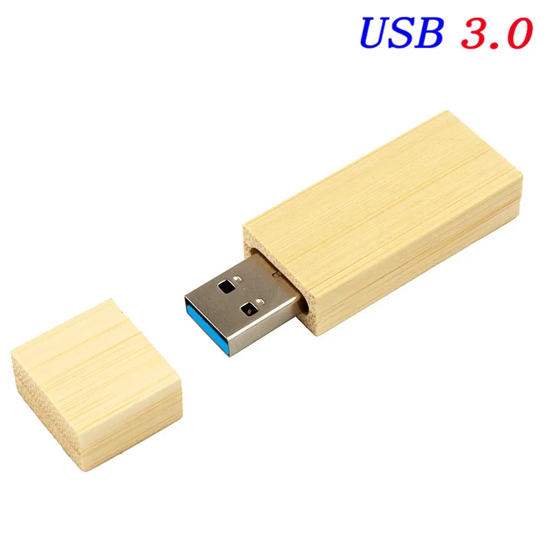 JASTER USB3.0+ коробка(10 шт. бесплатный логотип) дерево клен usb флэш-накопитель Флешка 4 ГБ 16 ГБ 32 ГБ 64 Гб карта памяти логотип клиента - Цвет: Bamboo  no box