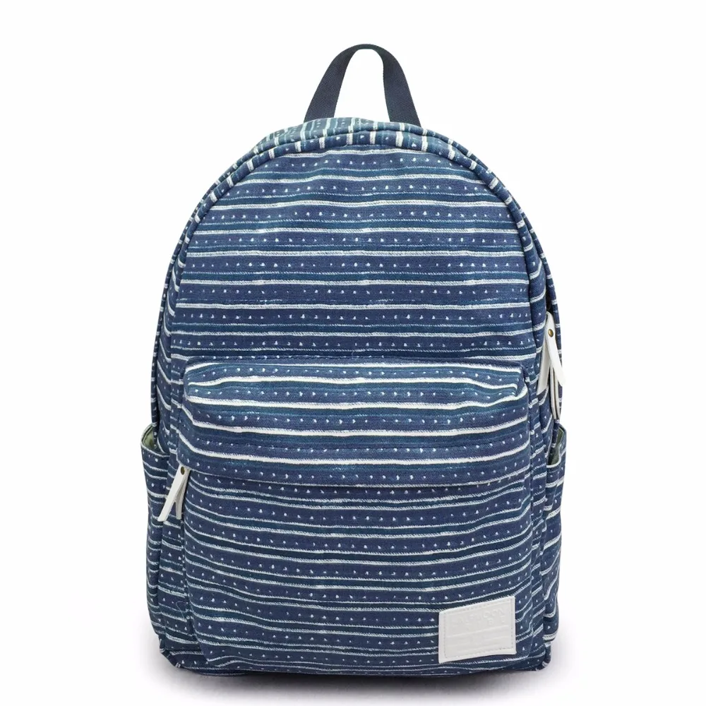 Fashion printing canvas women ladies female girls floral backpack rucksack school bags schoolbag bagback back bag