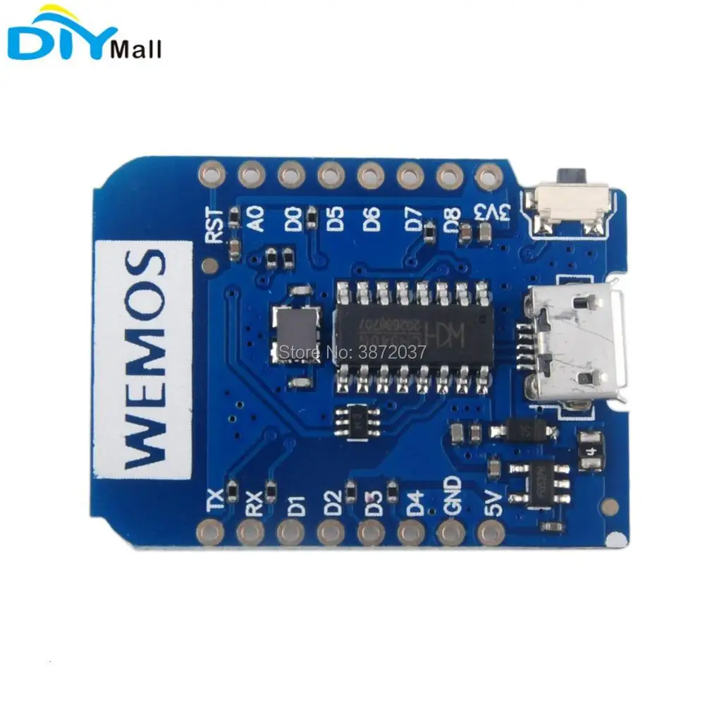 Для Wemos D1 Mini V2.2.0 WiFi ESP8266 ESP 12S макетная плата IOT Интернет вещей|Модули для умного