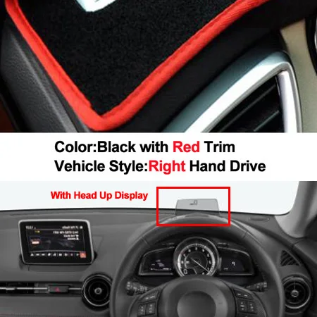 2 слоя авто внутренняя крышка приборной панели для Mazda CX-3 CX3 приборной коврик ковер коврик с рельефом козырек от солнца для стайлинга автомобилей - Название цвета: Цвет: желтый