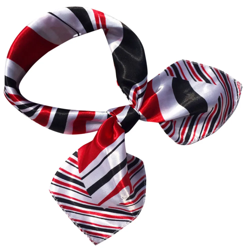 Рисунок «Hello Kitty» шарф 50*50 шелковая модные женские туфли квадратный шейный шарф Обертывания шарфы дамы платок с принтом платок pauelos де Седа # H