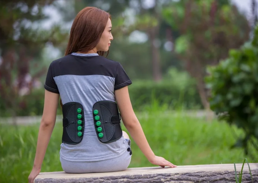 Breathable Lumbar Support Orthosis, Lower Back Brace for Relieving