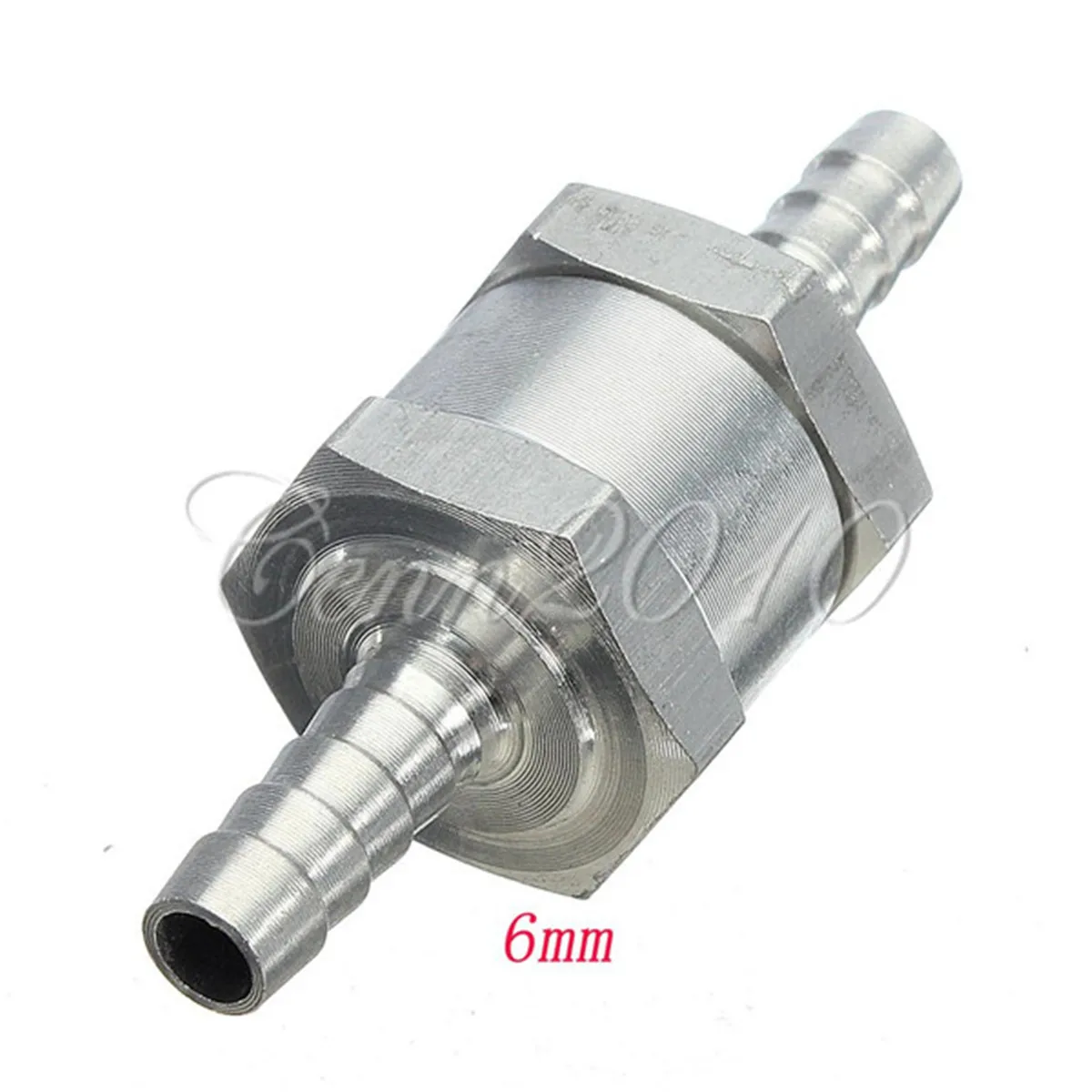

6/8/10/12mm Aluminium Chrome Alloy Fuel Non Return Check Valve One Way Petrol For Diesel