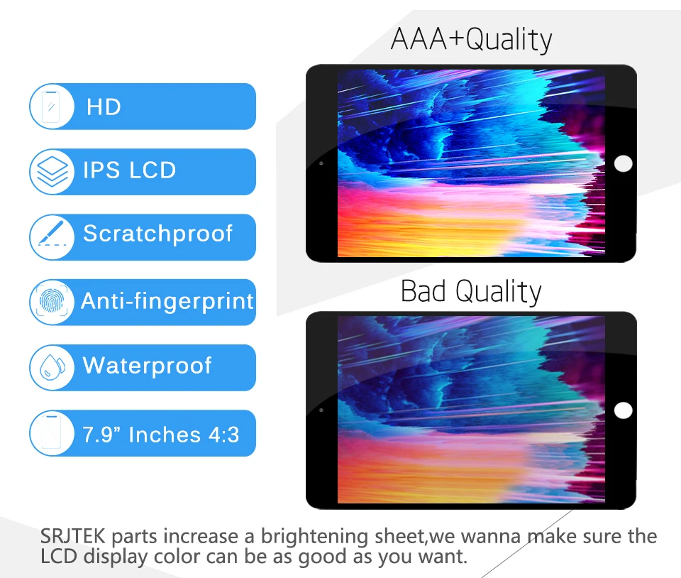 ЖК-экран для iPad Mini 4 ЖК-дисплей и сенсорный экран дигитайзер для ...