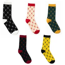 Happy socks весна и осень сезона Взрывные Модели носков сетчатые красные Брендовые женские носки с буквенным принтом