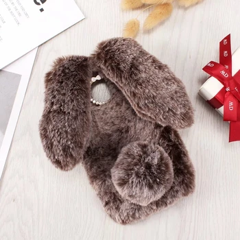 

Cute Bunny sFor Coque Motorola Moto E4 Case Plus Soft Silicon Rabbit Furry Cover For Motorola E4 Moto E 4 Plus E4 Plus Case Etui
