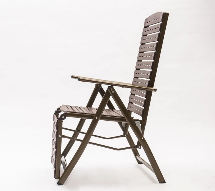 Portable outdoor plastic folding chair recliner chairs office sleeping