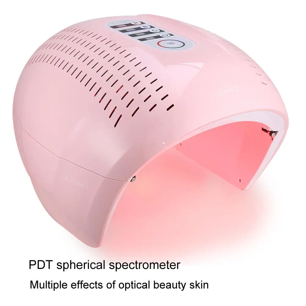 Máquina da Remoção do Rejuvenescimento da Pele do Rosto Verdadeiro Vermelho Azul Terapia Pdt Cuidados Ferramentas 7-cor Led Luz 10 LED Rejuvenescimento Da Pele Máquina