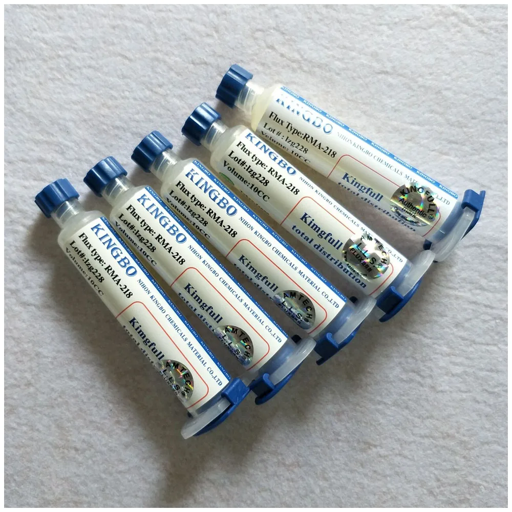 10CC RMA-218 Reballing No-Clean Repair Solder Flux Pasta con ago