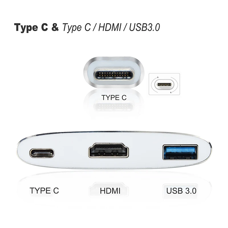 Cabletime USB C HDMI 4K Hub Type 3 1 на Hdmi 0 адаптер конвертер для Macbook Chromebook Pixel Lumia N082|usb to usb|usb 3.0 usb