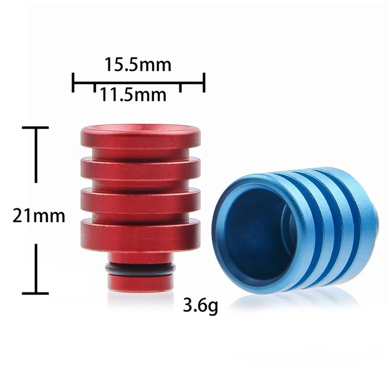 

1 Piece Aluminum Heat Resistant 510 Drip Tip Mouthpiece Vape Accessories