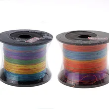 5 шт./партия многоцветная 1000 м 4 пряди PE проволока смотанная леска многонитевая рыболовная веревка-46202