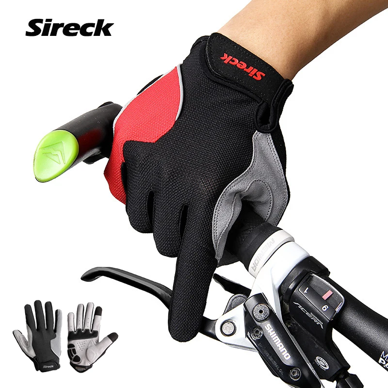 Sireck Cycling Gloves Men Pro Gel Padded Bicycle Gloves Non slip