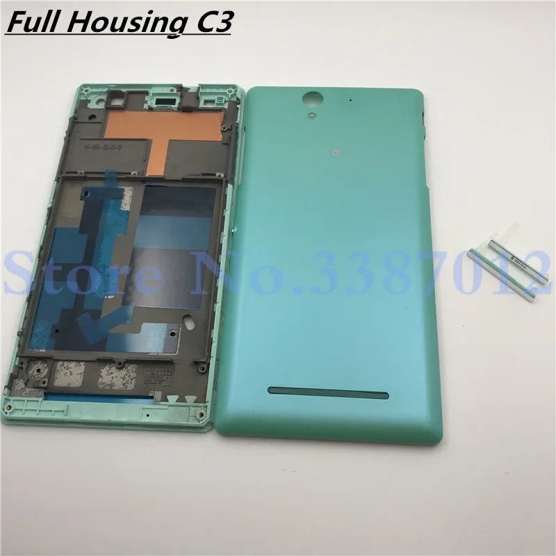 Оригинальная рамка ЖК-дисплея для Sony Xperia C3 S55T S55U передняя панель экрана |