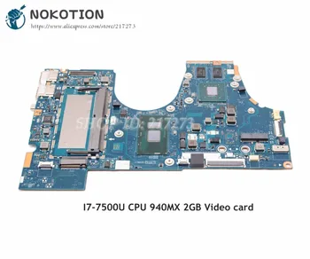 

NOKOTION BIUY2 Y3 LA-D471P Main Board For Lenovo ideapad 710-15ISK Laptop motherboard 15.6 inch i7-7500U CPU 940MX 2GB graphics