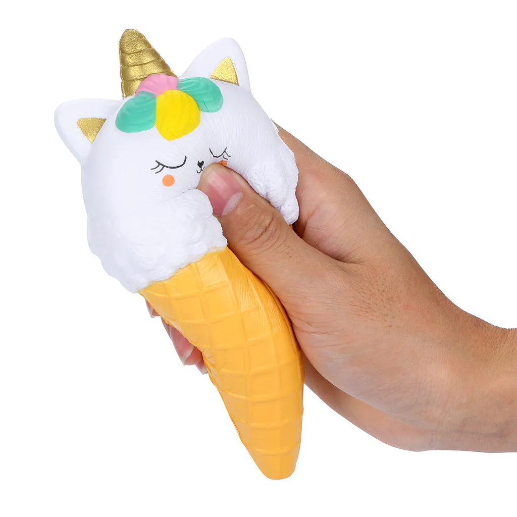 2019 модные игрушки Squishies мультфильм Мороженое ароматизированный медленно поднимающийся Снятие Стресса Squeeze игрушечные лошадки высокое