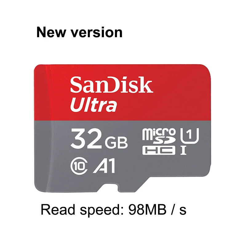 Двойной Флеш-накопитель SanDisk 64 Гб class10 карты памяти 100 МБ/с. ультра micro sd карта, 32 Гб оперативной памяти, 16 Гб встроенной памяти, 98 МБ/s16gb TF/микро sd карты официальный проверки - Емкость: 32 Гб