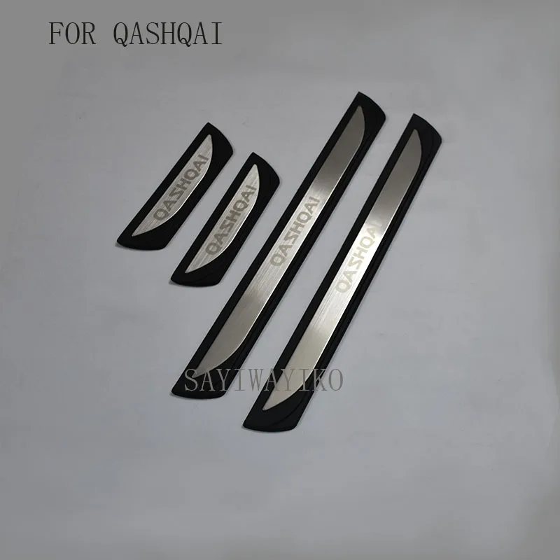 

Car Styling stainless steel door sill Scuff Plate Welcome Pedal FIT For Nissan Qashqai j11 2018 2016 2017 Accessories