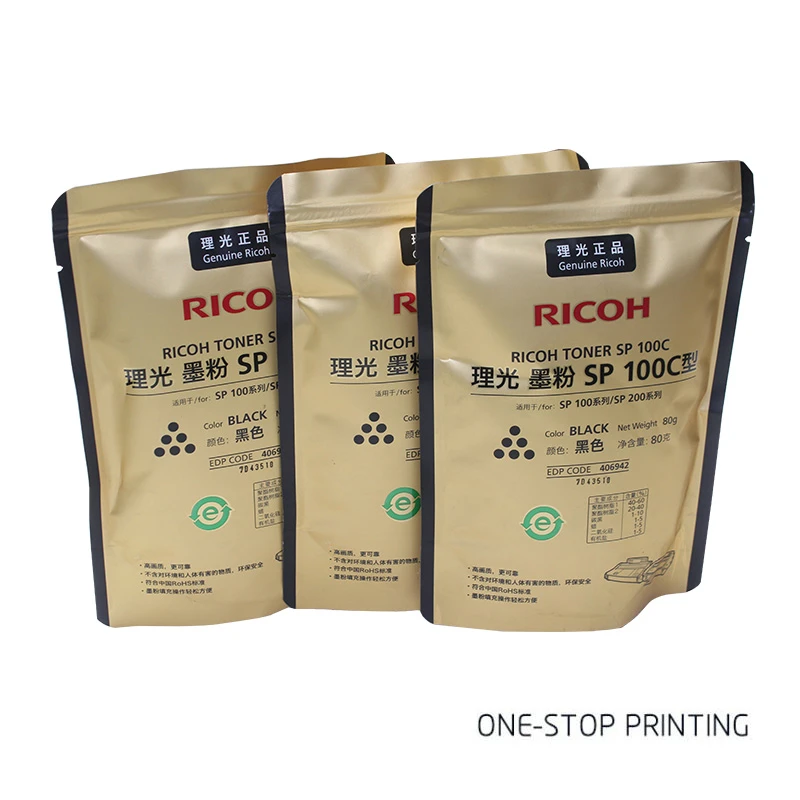 3X bags Toner Powder for Ricoh SP100 SP110 SP111 SP112 SP200 SP201 SP202  SP203 SP204 SP210 SP212 SP310 1190 1200 3510 3500 3410