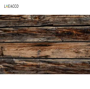 Image 5 - Laeacco Old Plank Wood Board Texture Baby Cake Smash Doll Potriat Photo Background Photocall Photographic Backdrop Photo Studio