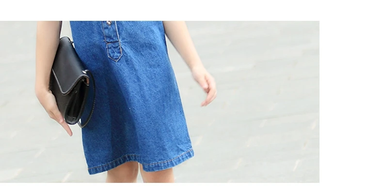 pocket denim dress 1-13