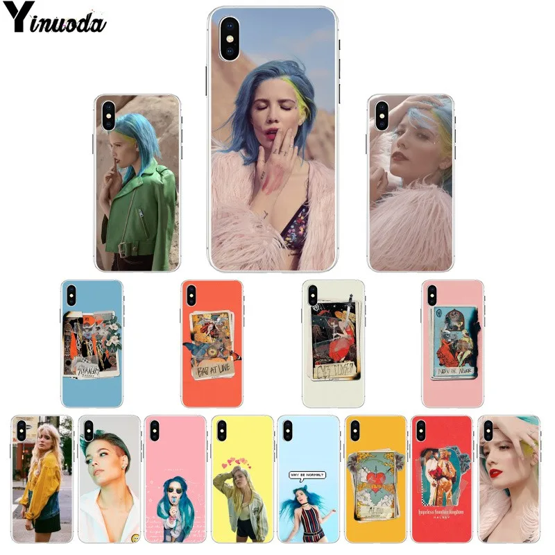 

Yinuoda Halsey Hopeless Fountain Kingdom Novelty Fundas Phone Case Cover for Apple iPhone 8 7 6 6S Plus X XS MAX 5 5S SE XR Case