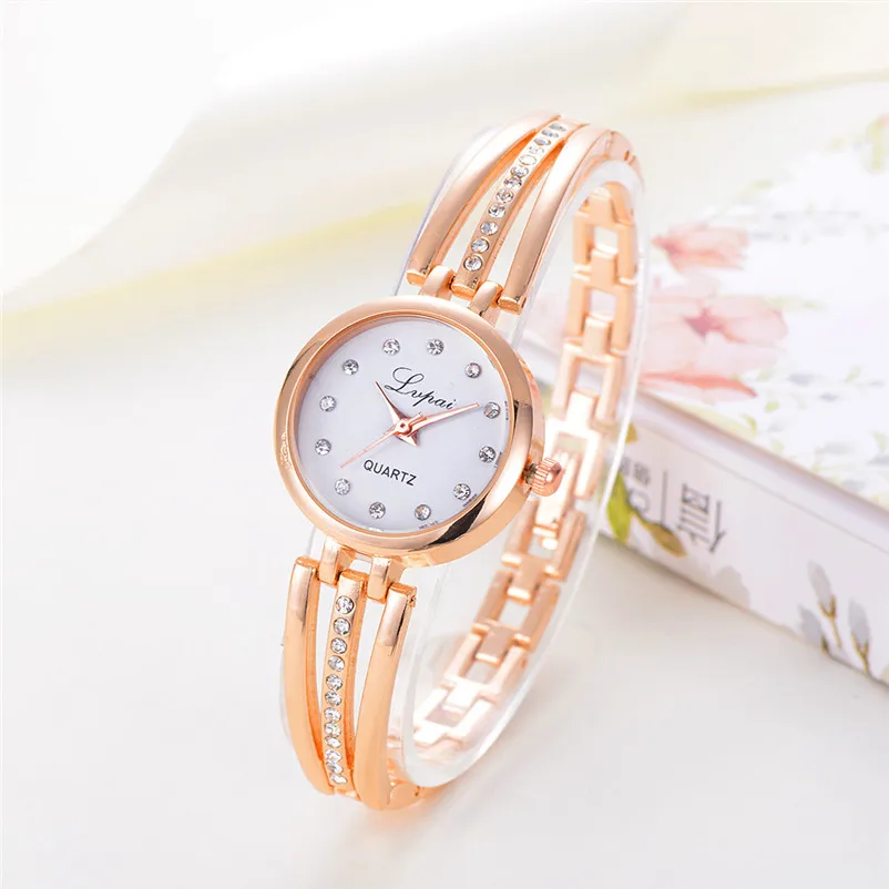 Fashion women watches top brand luxury ladies Unisex Stainless Steel Rhinestone Quartz Wrist Watch clock Reloj mujer Y02 (7)