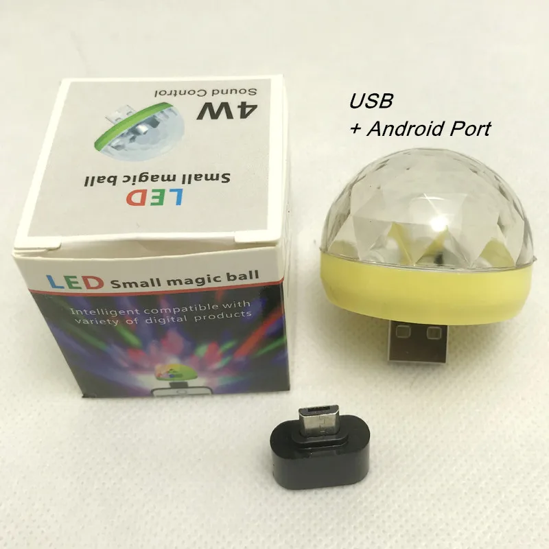 YIYANG инновационный осветительный прибор мини USB огни дискотеки RGB DC5V этапа для отдыха и вечеринок Новое поступление на год Рождественский диско бар украшения красочные светодиодные лампы