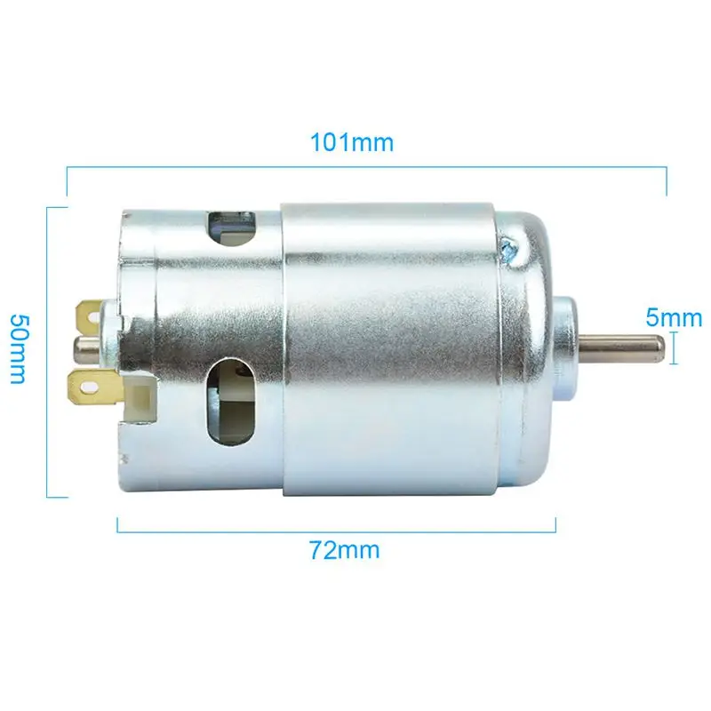 DSHA 895 Micro-Moto DC12-24V generador de alta potencia 15A 360 RPM 775 rodamiento de bola doble 12000 actualización DC Motor gran par