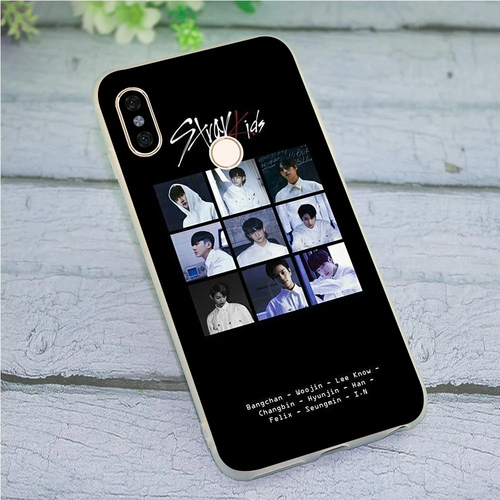 

Phone Case for Xiaomi Mi A2 Stray Kids KPOP Cover A1 8 Lite 9 9se Redmi 4A 4X 5 Plus 5A Prime 6A Note 6 Pro 7 Colorful