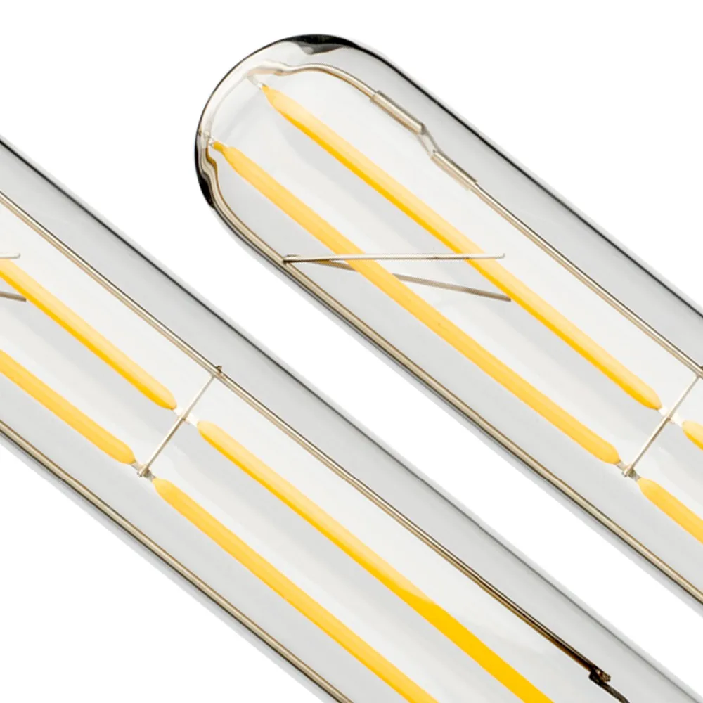 T30 185 LED Filament Bulb Clear Glass 4 pcs Long Filament 6W E27 Warm Light indoor Vintage Antique Edison Bulb Lamp4