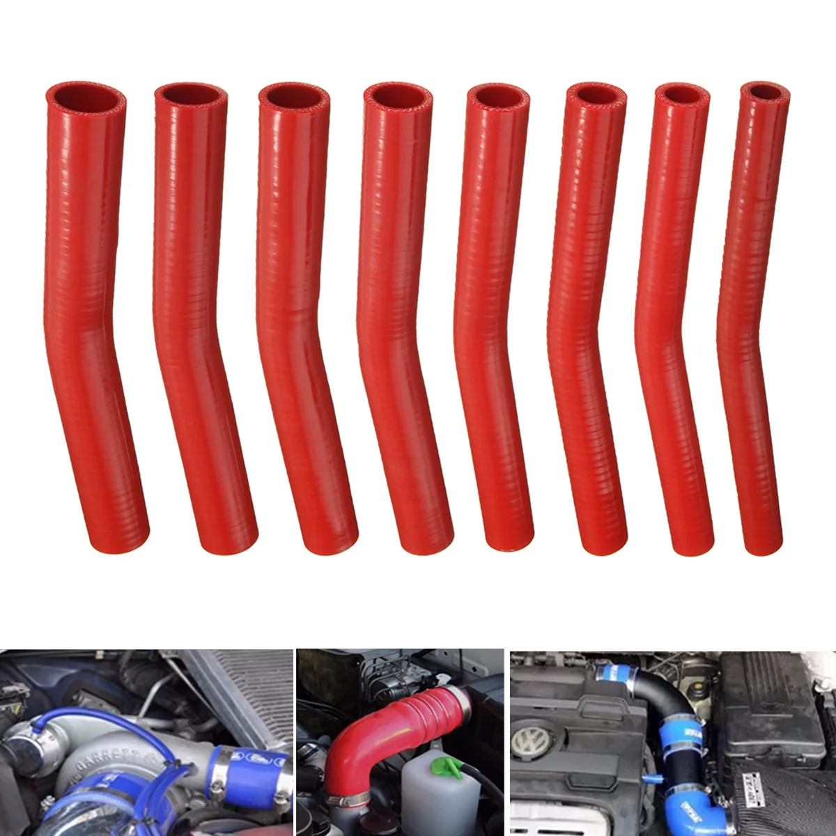 Blue Rubber Elbow Auto Silicone Hoses Rubber Elbow Bend Hose Air Water