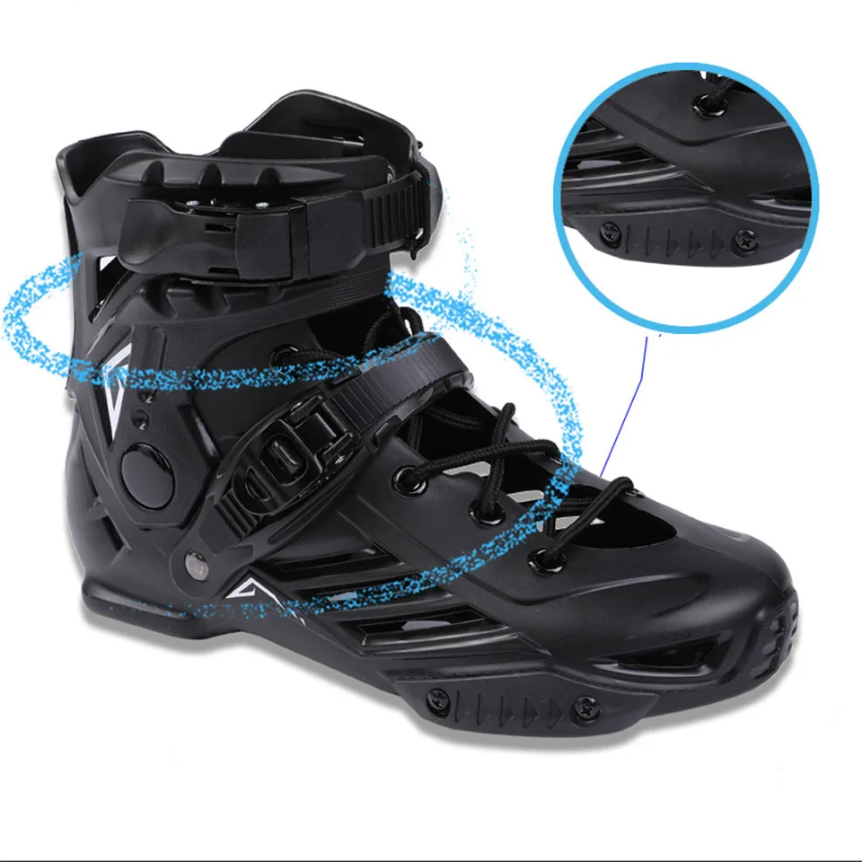 RS6 Профессиональные роликовые коньки Slalom для взрослых, роликовые коньки, обувь для катания на роликах,, размер 35-46, хорошие как SEBA кроссовки