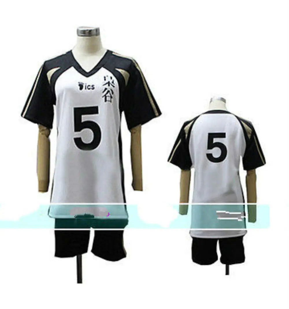 Haikyuu! Keiji Akaashi #5 костюм для косплея Джерси футболка шорты COS на заказ Бесплатная