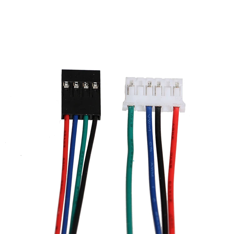 

nema 17 wire stepper motor cable RepRap wiring Dupont 4pin 6in cable two phase 42 stepping motor cable XH2.54 connector 5pcs/lot