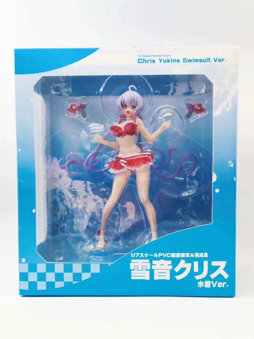 Японский аниме Symphogear Chris Yukine купальник Ver. Сексуальная фигурка для девочек